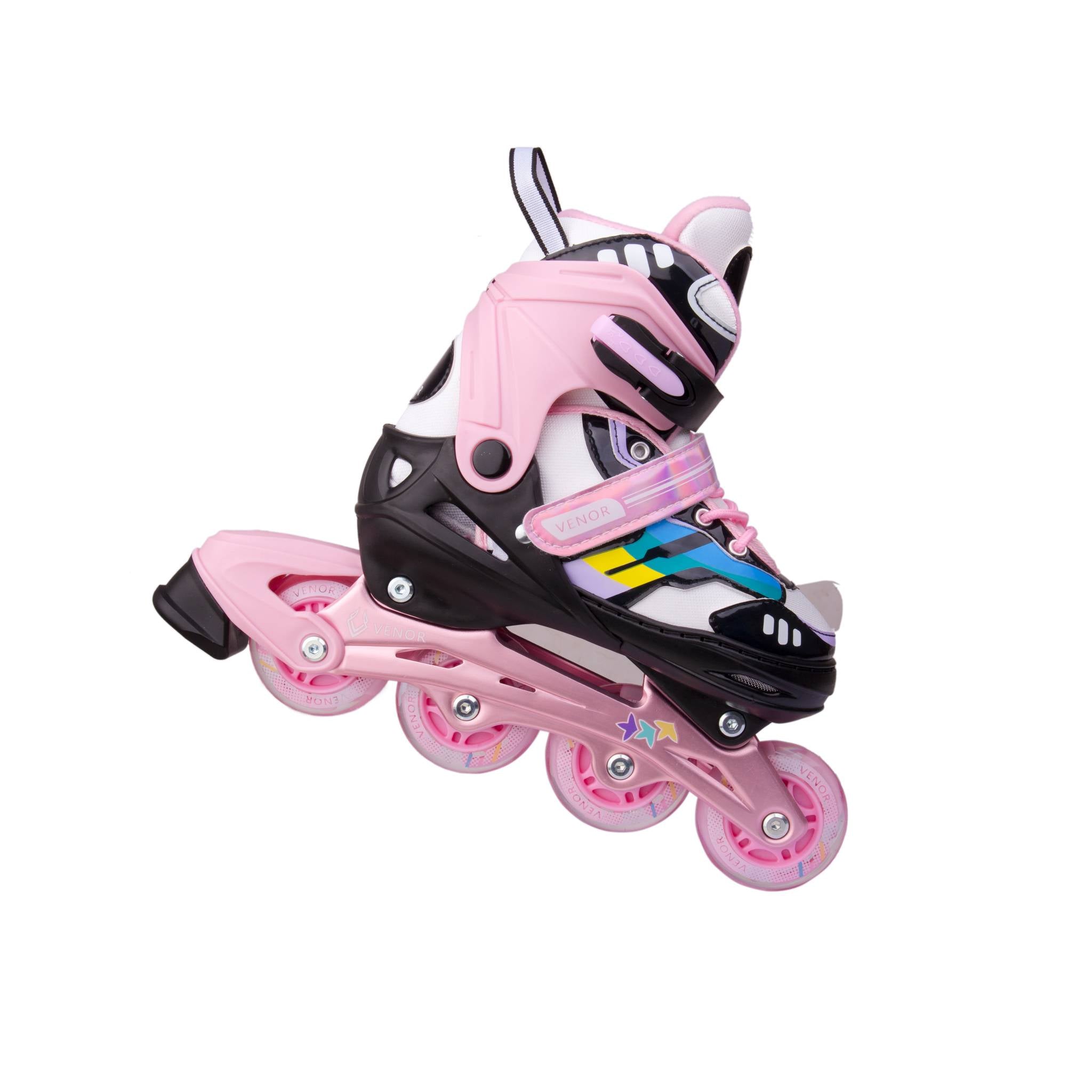 VENOR Ignite LED Inliners - Black/Pink-ScootWorld.dk