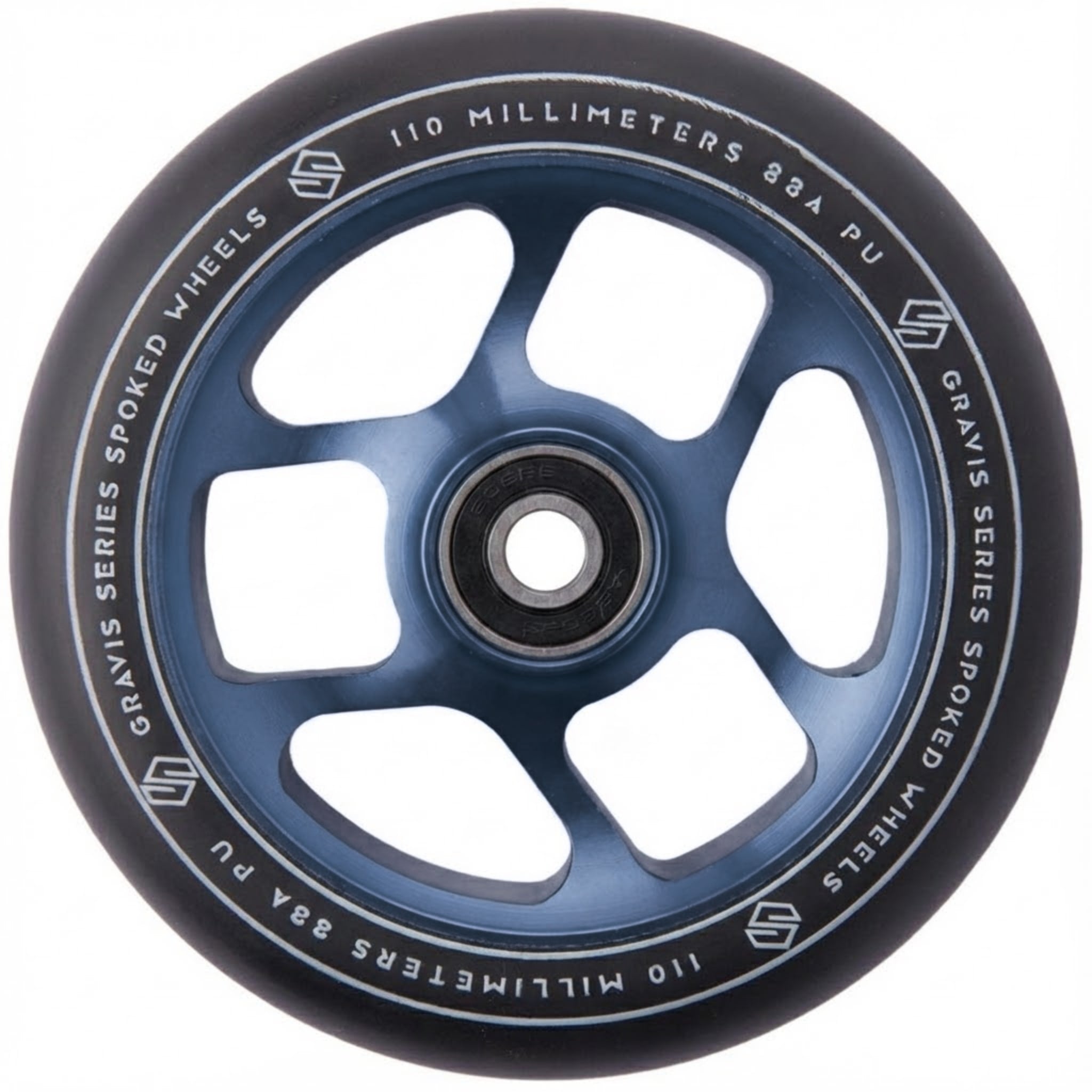 Striker Gravis Spoked 110mm Stuntstep Wielen - Midnight Blue
