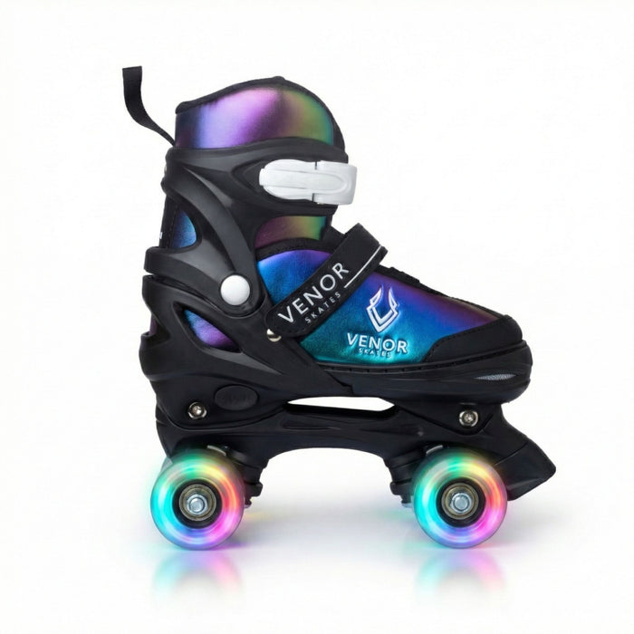 VENOR Ignite LED Quad Rolschaatsen - Chameleon Rainbow