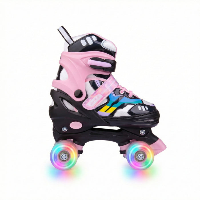VENOR Ignite LED Quad Rolschaatsen - Black/Pink