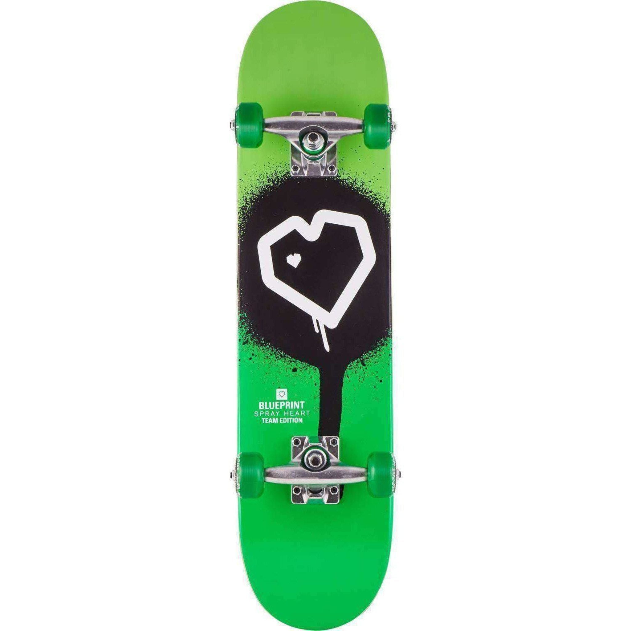 Blueprint Spray Heart Komplet Skateboard-ScootWorld.dk