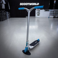 Striker Ethic 460mm Silver Teal Custom Build - Silver/Teal-ScootWorld.dk