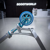 Striker Ethic 500mm Silver Teal Custom Build - Silver/Teal-ScootWorld.dk