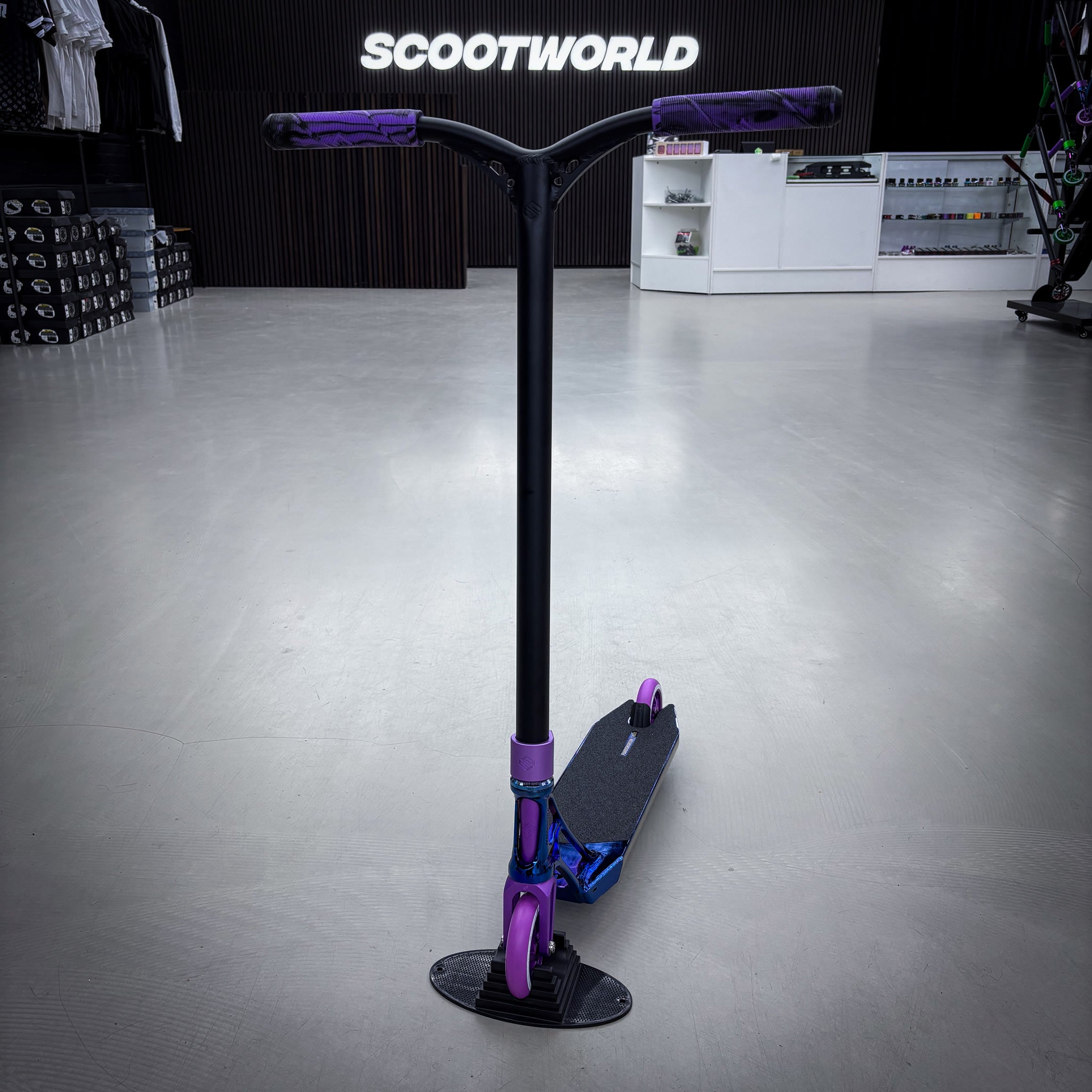 Striker Ethic Blue/Purple 500 Custom Build - Black/Blue/Purple-ScootWorld.dk