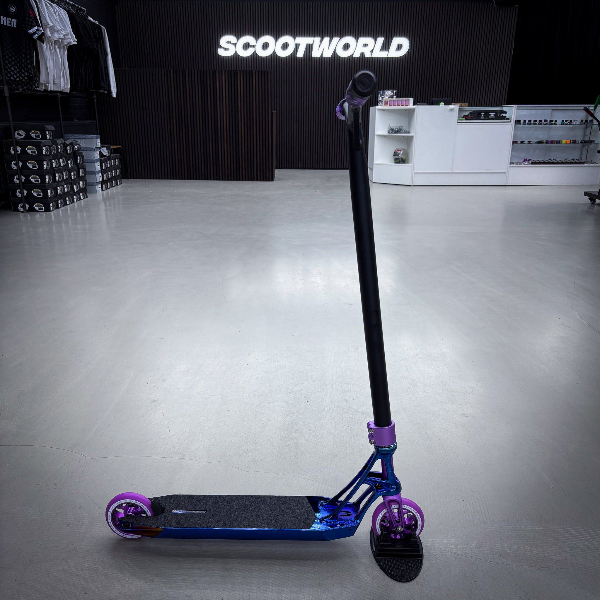 Striker Ethic Blue/Purple 500 Custom Build - Black/Blue/Purple-ScootWorld.dk