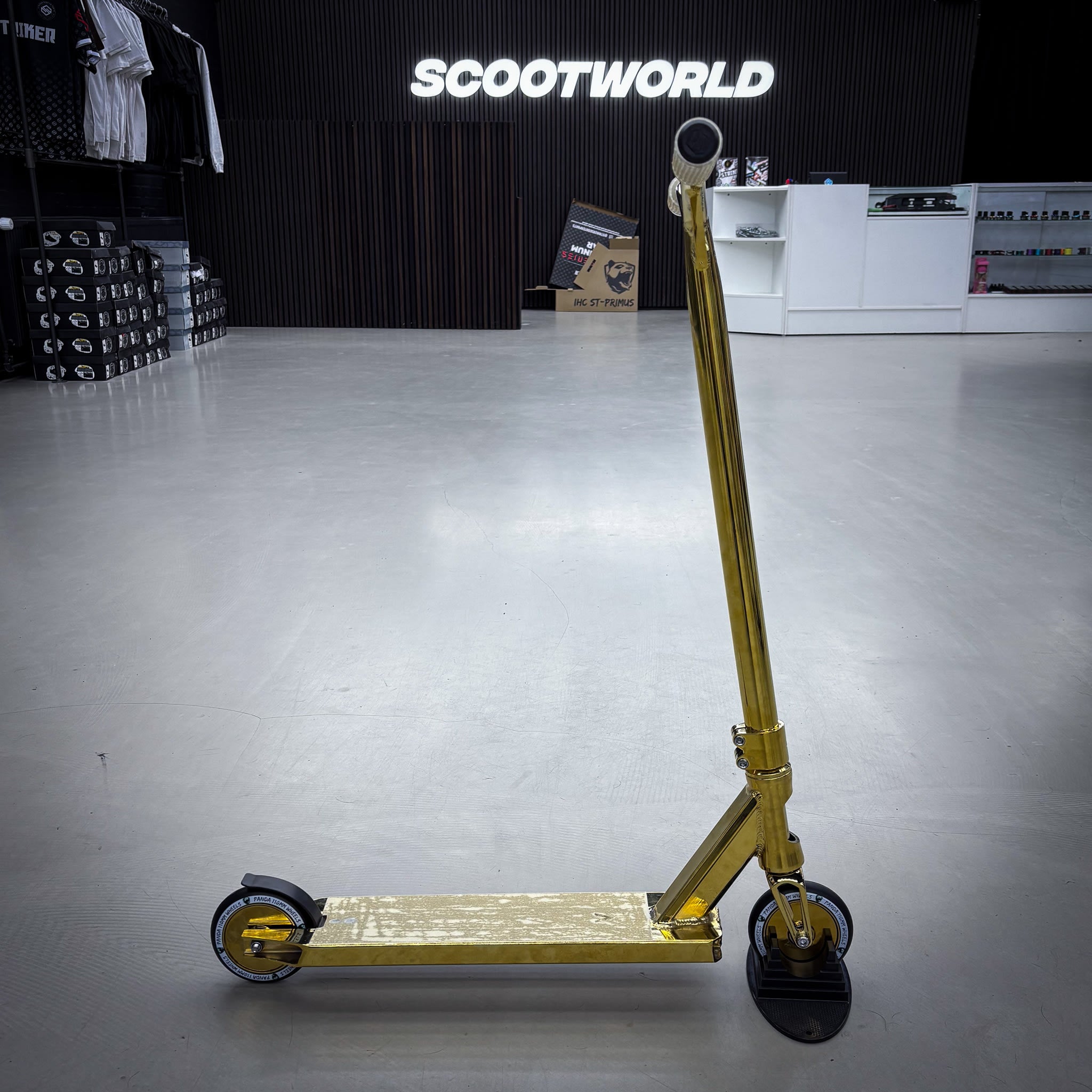 Striker Panda Gold Custom Løbehjul - Gold-ScootWorld.dk