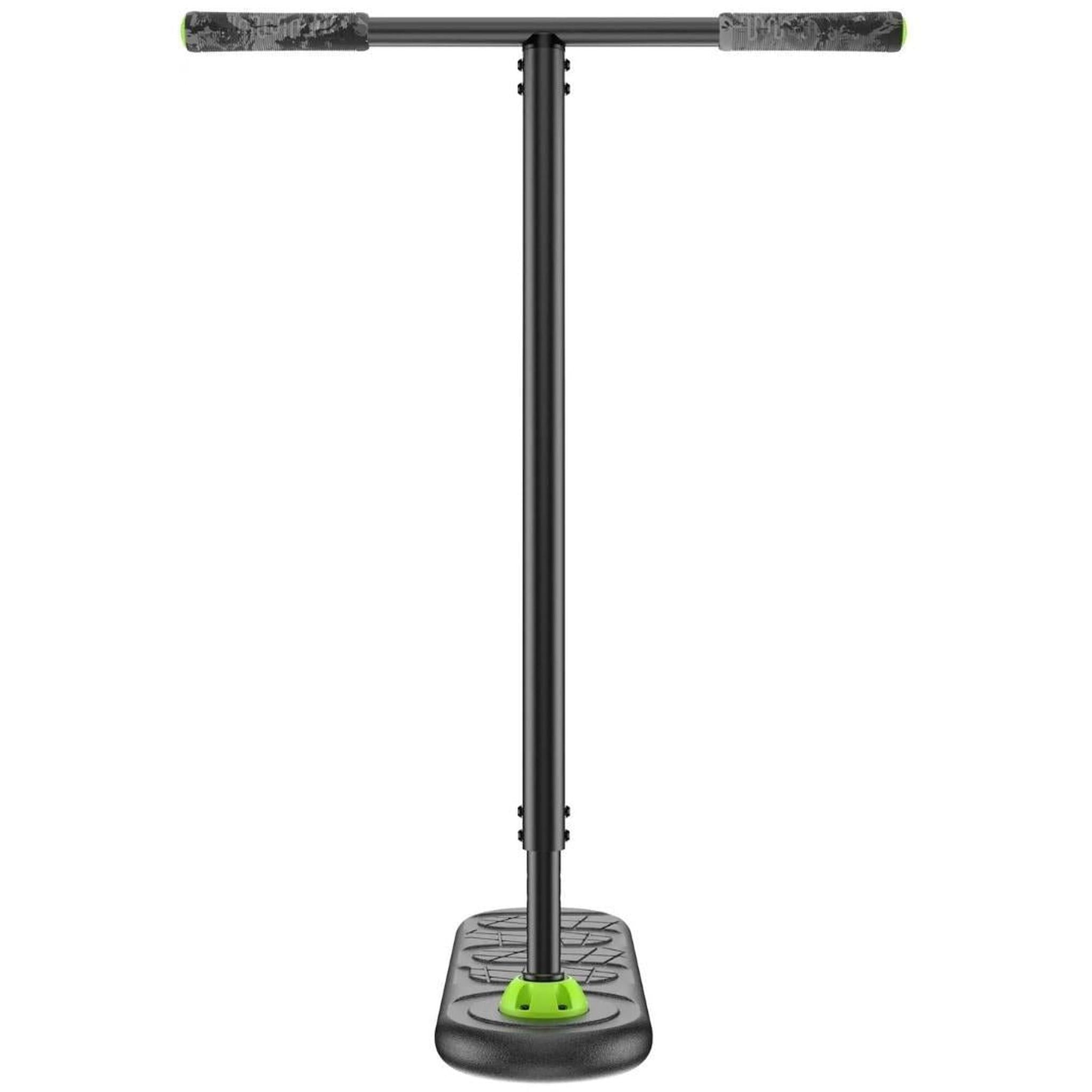 Indo Fusion Trampolin Løbehjul - Black/Green-ScootWorld.dk