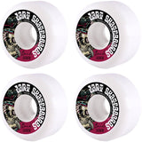 Jart Bondi 83B Skateboard Hjul 4-Pak - Hvid/Sort/Pink-ScootWorld.dk