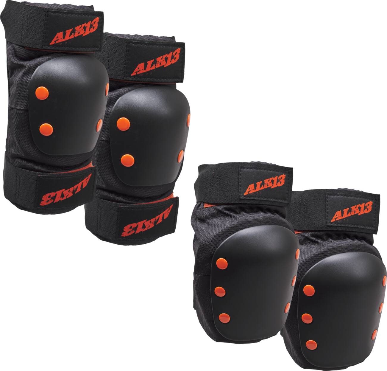 Alk13 Combo Pads - Black/Red