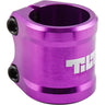 Tilt ARC Double Clamp Stuntstep Clamps - Purple