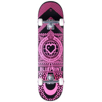 Blueprint Home Heart Komplet Skateboard - Black/Pink-ScootWorld.dk