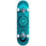 Blueprint Home Heart Skateboard Complets - Black/Teal