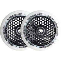 Root Honeycore Hvid 110mm Hjul Til Løbehjul 2-pak - Black-ScootWorld.dk