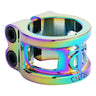 Oath Cage V2 Alloy 2 Bolt Double Colliers de Serrage Trottinette - Rainbow