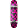 Heart Supply Round Logo Skateboard Complets - Checks