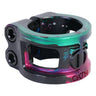 Oath Cage V2 Alloy 2 Bolt Double Colliers de Serrage Trottinette - Green/Pink