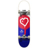 Blueprint Spray Heart V2 Skateboard Complets - Red/Blue
