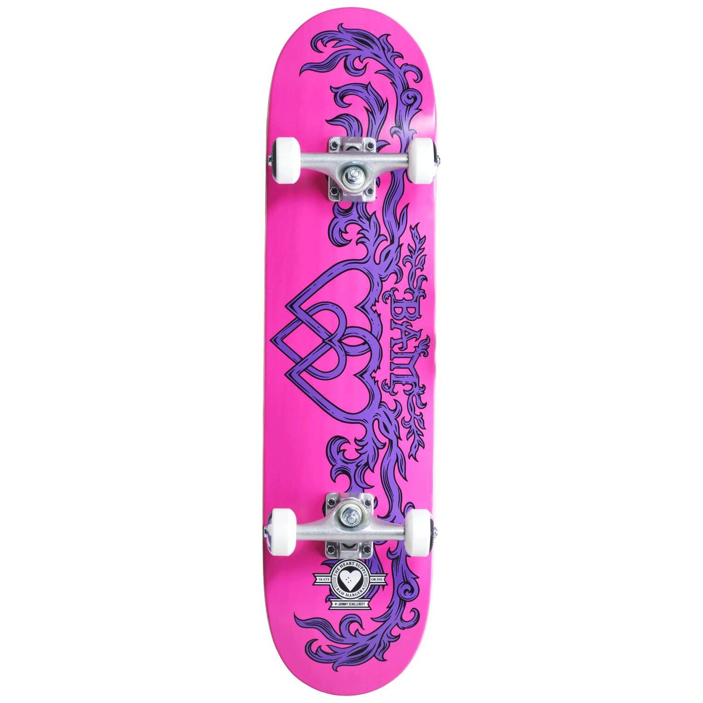 Heart Supply Bam Pro Komplet Skateboard - Bamly (Pink/Purple)-ScootWorld.dk