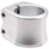 North Profile Double Clamp for Scooter - Matte Silver