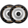 Proto Full Core Grippers Roue til løbehjul 2-Pak - Silver