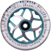 Striker Essence V3 Clear PU 110mm Hjul Til Løbehjul - Teal-ScootWorld.dk