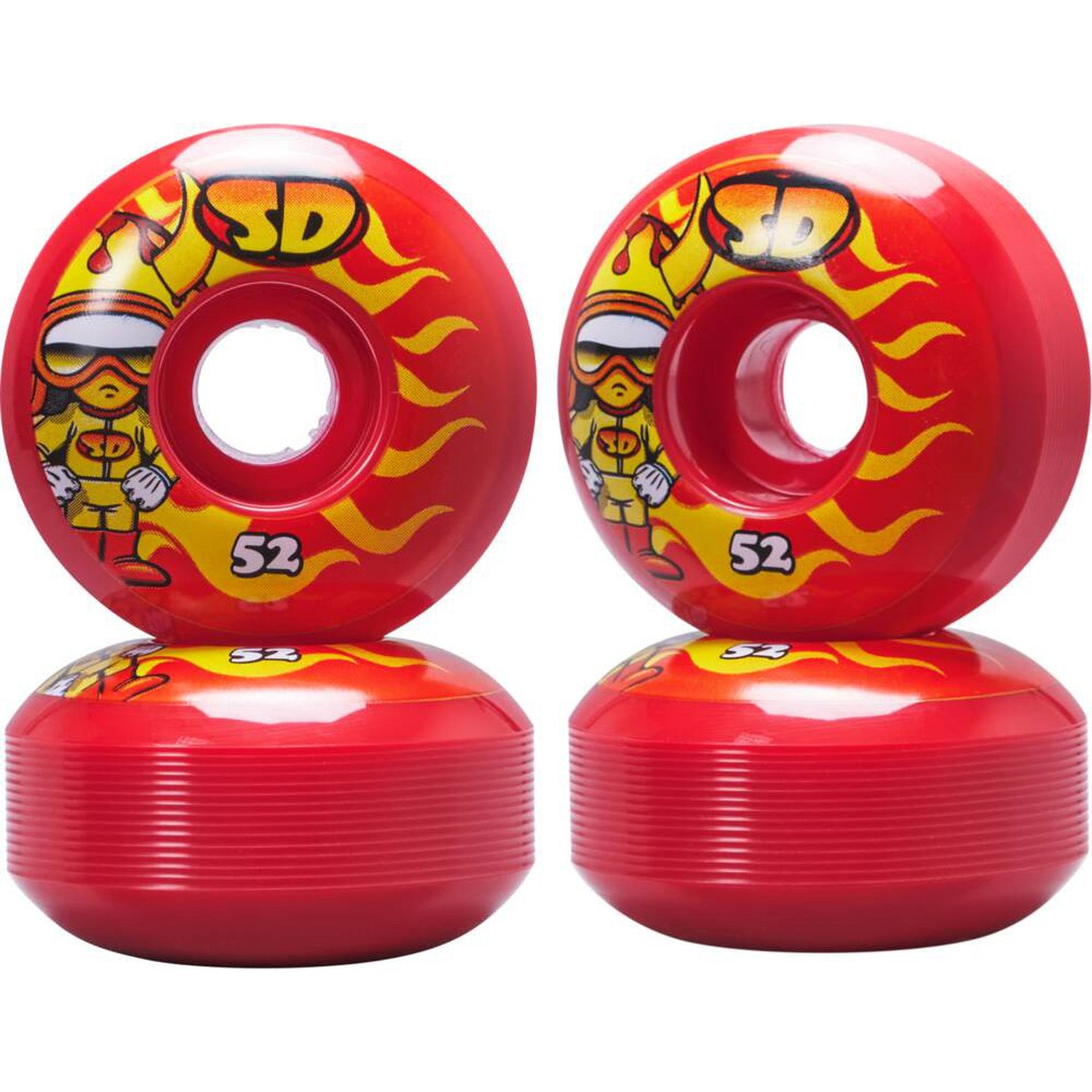 Speed Demons Characters 99A Skateboard Hjul 4-Pak - Hot Shot-ScootWorld.dk