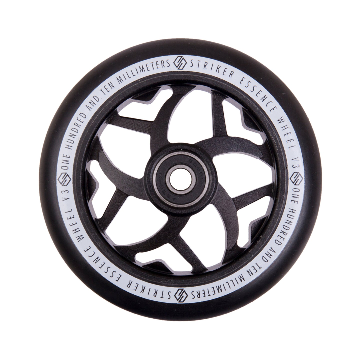 Striker Essence V3 Colorblast PU 110mm Hjul Til Løbehjul - Black-ScootWorld.dk