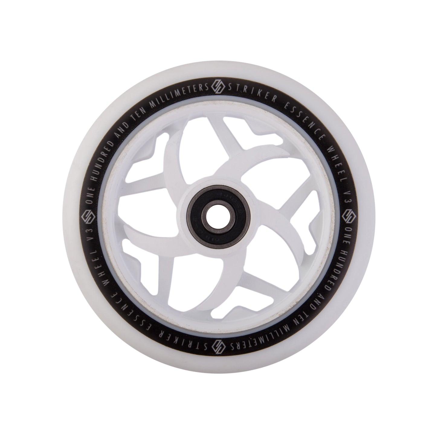 Striker Essence V3 Colorblast PU 110mm Hjul Til Løbehjul - White-ScootWorld.dk