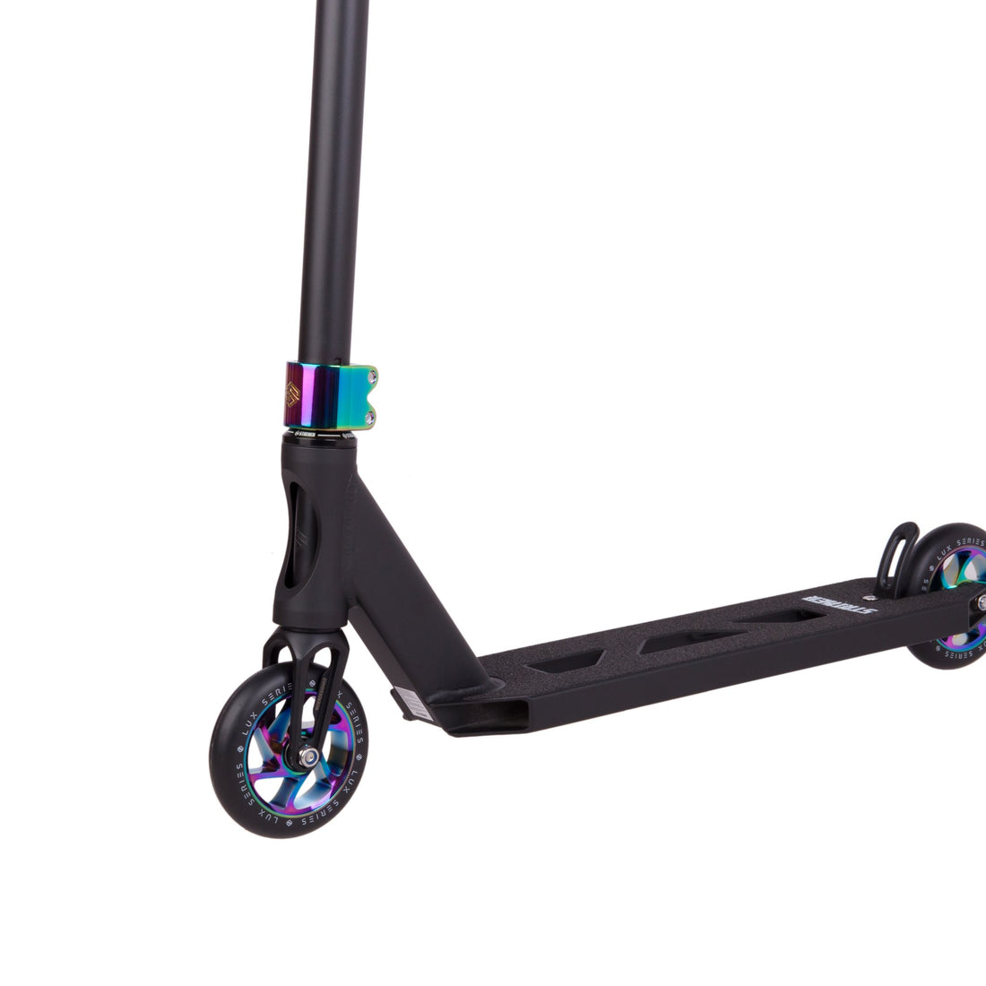 Striker Essential Stuntstep - Black/Rainbow