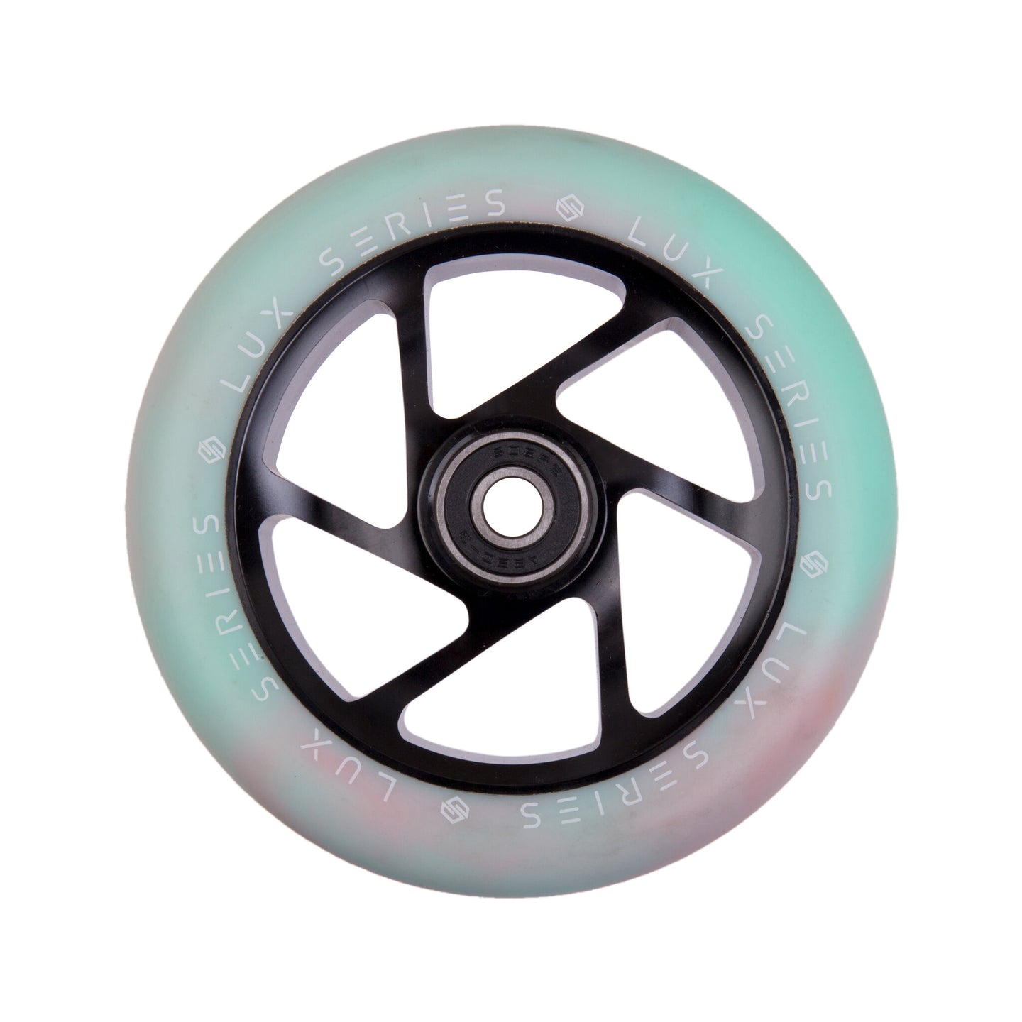 Striker Lux Spoked 110mm Hjul til Løbehjul - Pink/Teal-ScootWorld.dk
