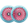Root Lotus Roues Trottinette Freestyle 2-Pak - Pink/Isotope