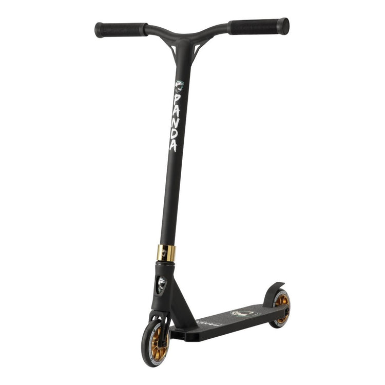 Panda Optimus Trick Løbehjul - Black/Gold Chrome-ScootWorld.dk