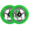 Proto Sliders Starbright Stuntstep Wielen 2-Pack - Green On Raw