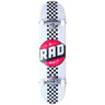 RAD Checker Stripe Skateboard Complets - White